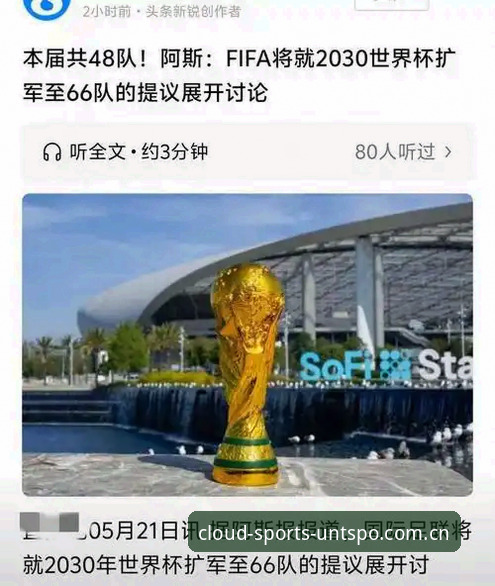 2030世界杯扩军至66队？中国足球翻身机会的实用分析